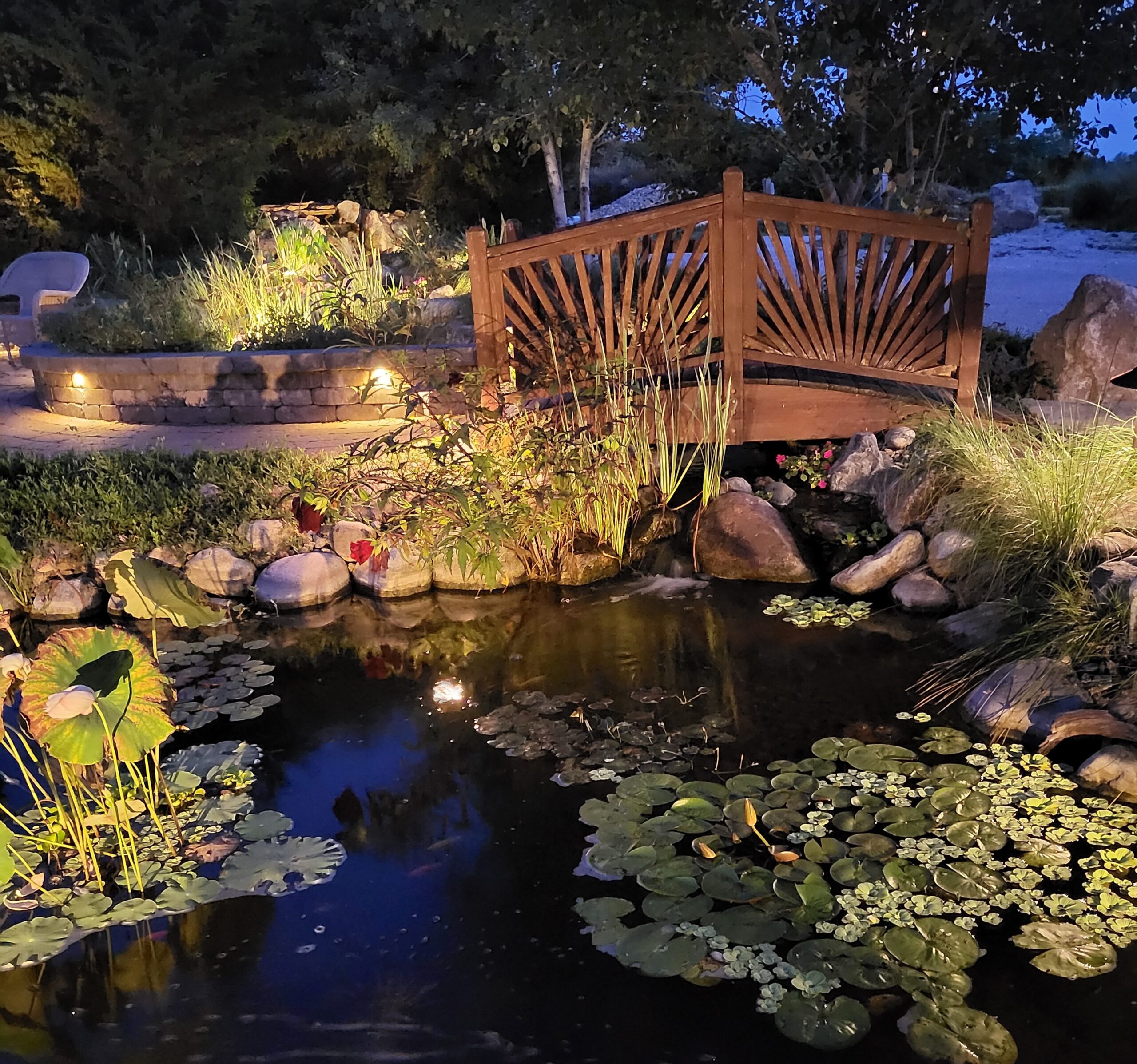 Outdoor Lighting - Swan Water Gardens 