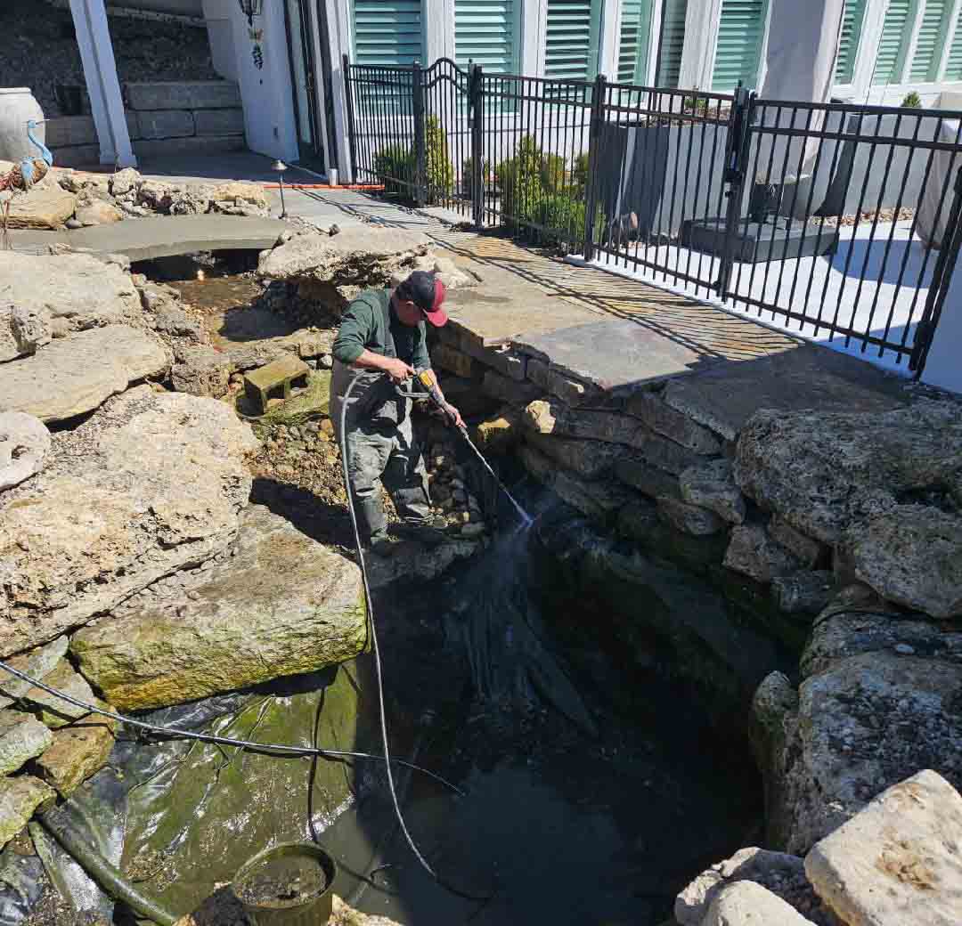 Pond Cleaning - Swan’s Water Gardens