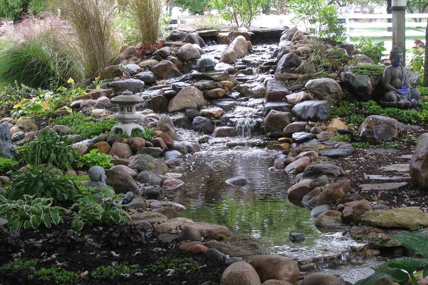 Pondless Waterfalls - Swan Water Gardens 